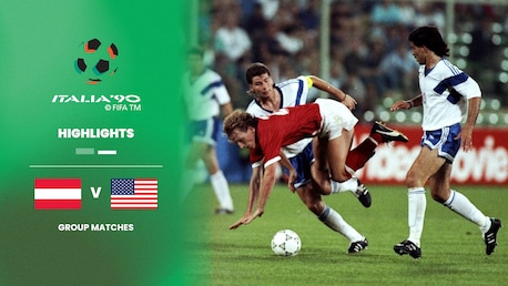 Österreich - USA | Gruppe A | FIFA Fussball-Weltmeisterschaft Italien 1990™ | Highlights