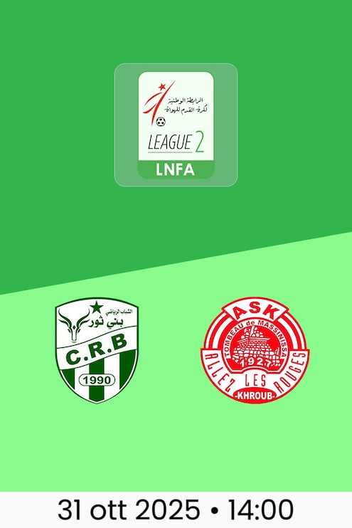 Beni Thour - AS Khroub | Ligue 2 2025/26