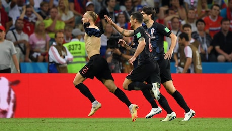 Domagoj Vida Goal 101' | Russia v Croatia | 2018 FIFA World Cup Russia™