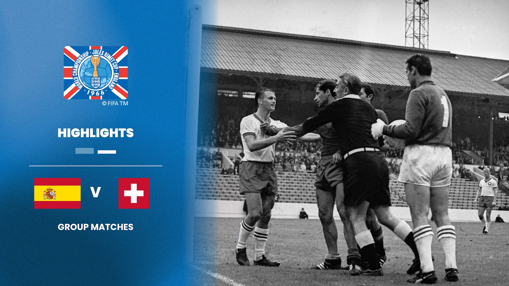 Spain v Switzerland | Group 2 | 1966 FIFA World Cup England™ | Highlights
