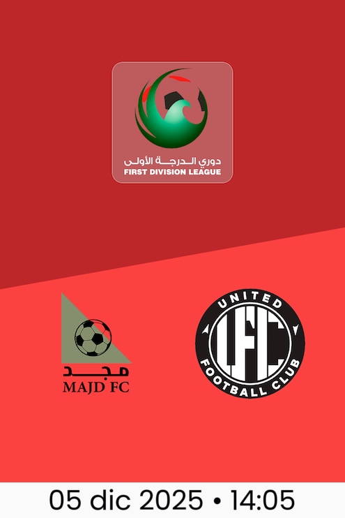 Majd FC vs United Club | Jornada 3 | Liga de Primera División 2025/26