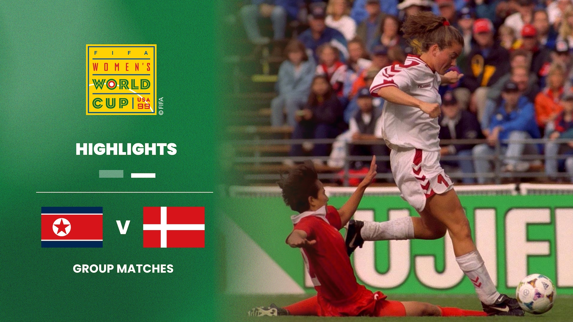 DVR Korea - Dänemark | Gruppe A | FIFA Frauenfussball-Weltmeisterschaft USA 1999™ | Highlights