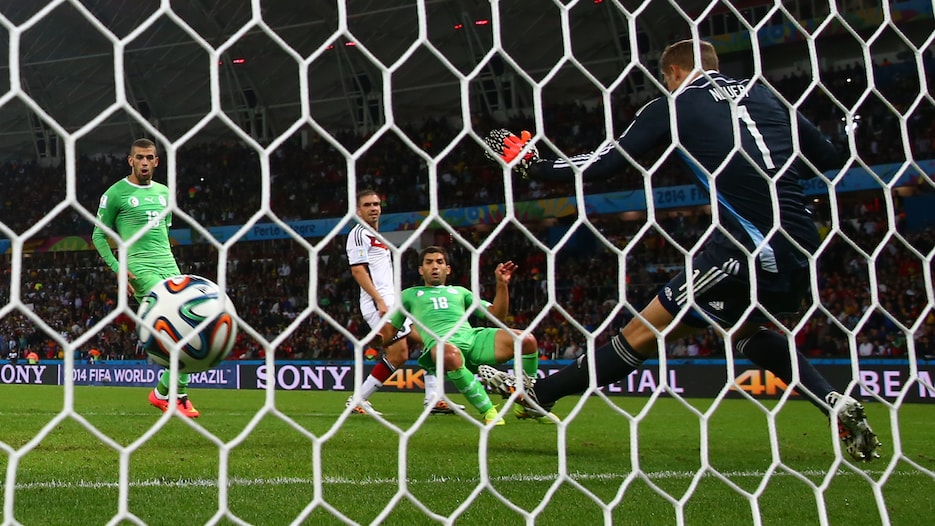 Abdelmoumene Djabou Goal 120' | Germany v Algeria | 2014 FIFA World Cup Brazil™