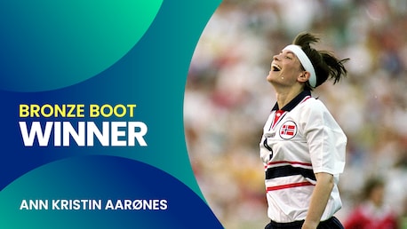 Ann Kristin Aarønes | Bronze Boot Award | Coppa del Mondo Femminile FIFA, USA 1999