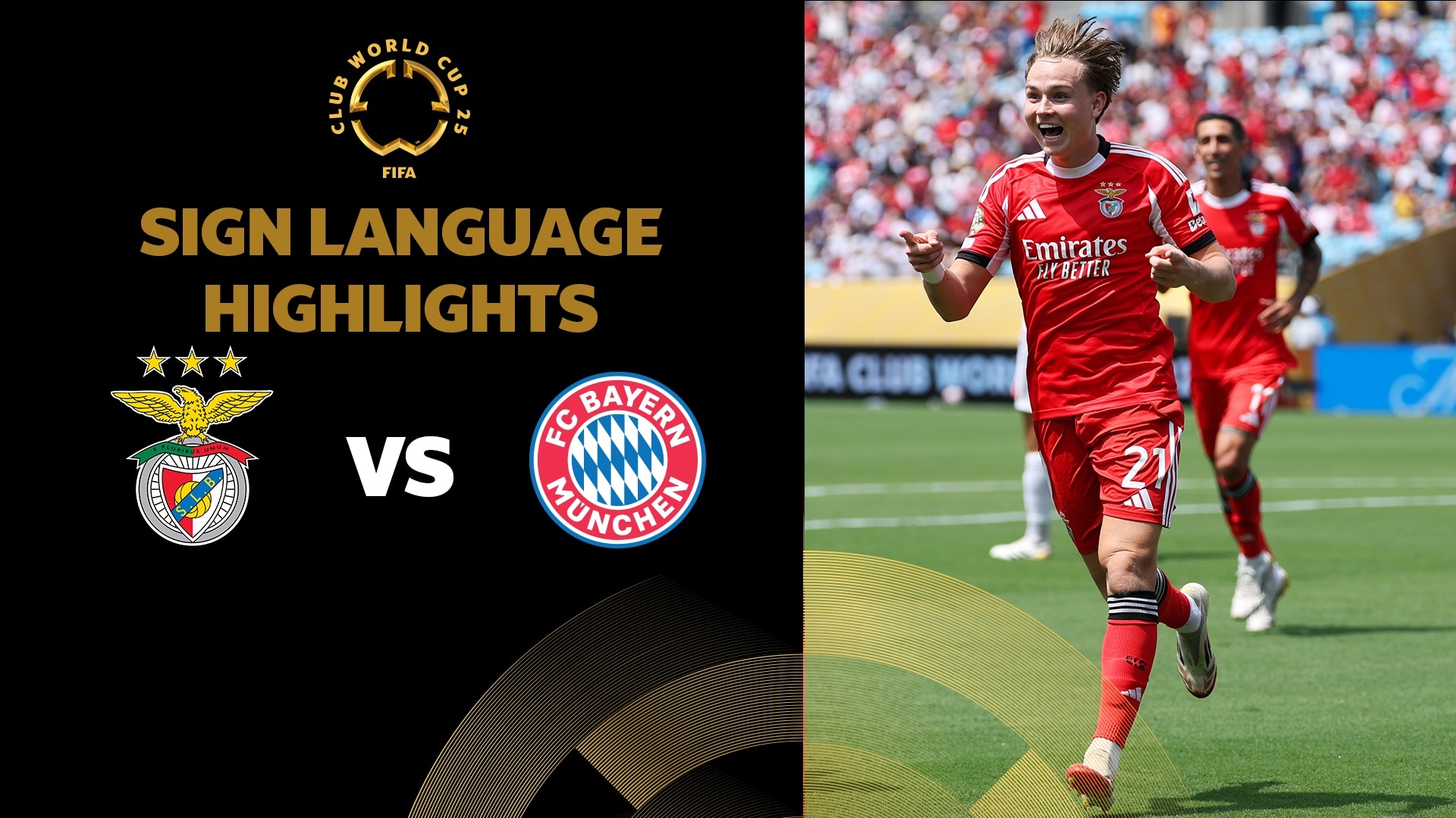 SL Benfica - FC Bayern München | Groupe C | Coupe du Monde des Clubs de la FIFA 2025™ | Résumé vidéo (Langue des signes)