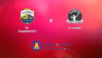 FK TransINVEST v FK Saned | TOPO centras euronics moterų A lyga | Full Match Replay