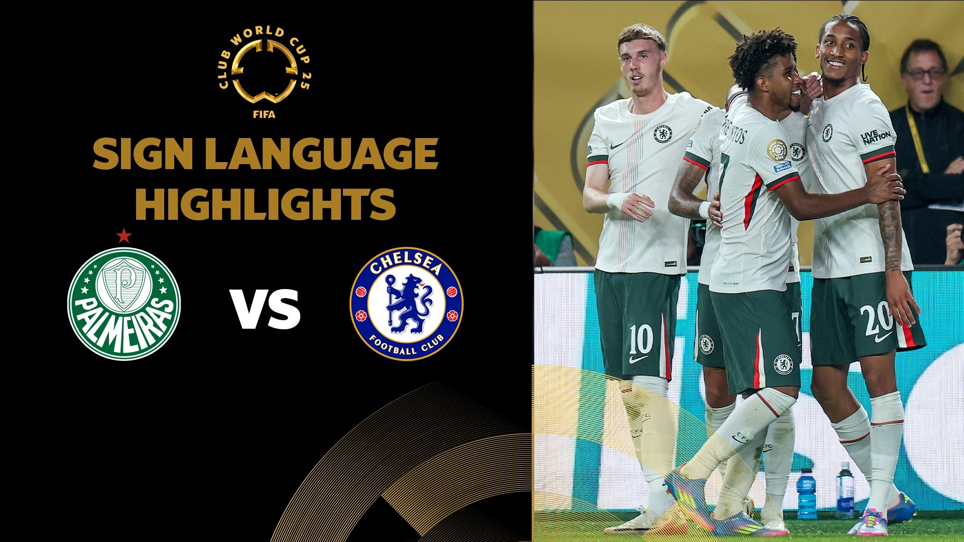 Palmeiras v Chelsea FC | Quarter-finals | FIFA Club World Cup 2025™ | Highlights (Sign Language)