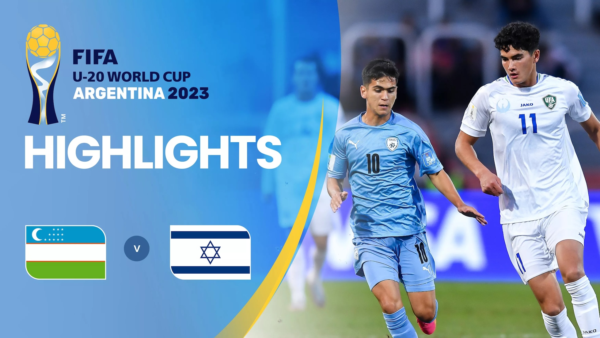 Usbekistan - Israel | Achtelfinale | FIFA U-20-Weltmeisterschaft Argentinien 2023™ | Highlights