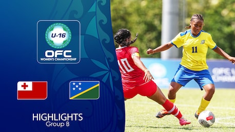 Tonga vs Solomon Islands | Fase de grupos | Campeonato Femenino Sub-16 de la OFC 2025 | Highlights