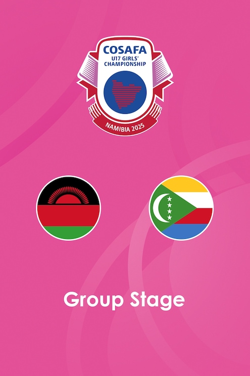 Malawi - Komoren | Gruppenphase | COSAFA U-17 Girls' Championship 2025| Spiel in voller Länge