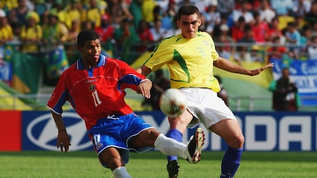 Ronald Gómez Goal 56' | Costa Rica vs Brazil | 2002 FIFA World Cup Korea/Japan™