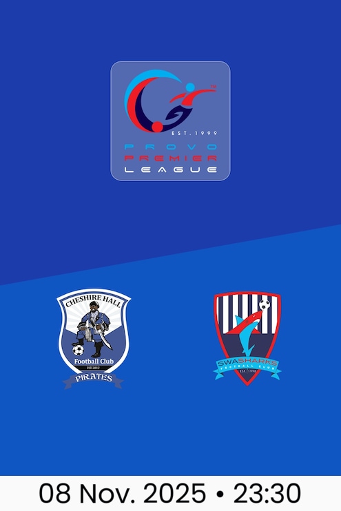 Cheshire Hall FC - SWA Sharks FC | Provo Premier League 2025-26
