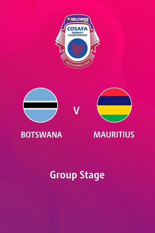 Bostwana - Maurice | Phase de groupes | HOLLYWOODBETS COSAFA Women's Championship 2024 | Match complet