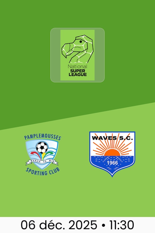 Pamplemousses SC - La Cure Waves SC | Liga Nationale Super 2025/26