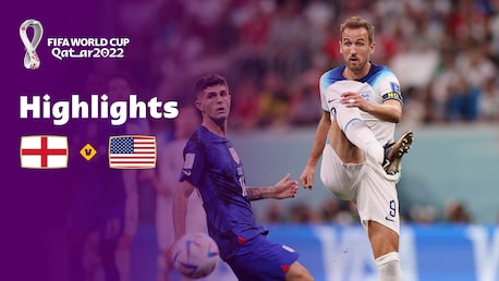 England v USA | Group B | FIFA World Cup Qatar 2022™ | Highlights (No Commentary)