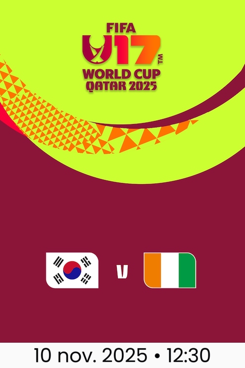 République de Corée - Côte d’Ivoire | Coupe du Monde U-17 de la FIFA, Qatar 2025™