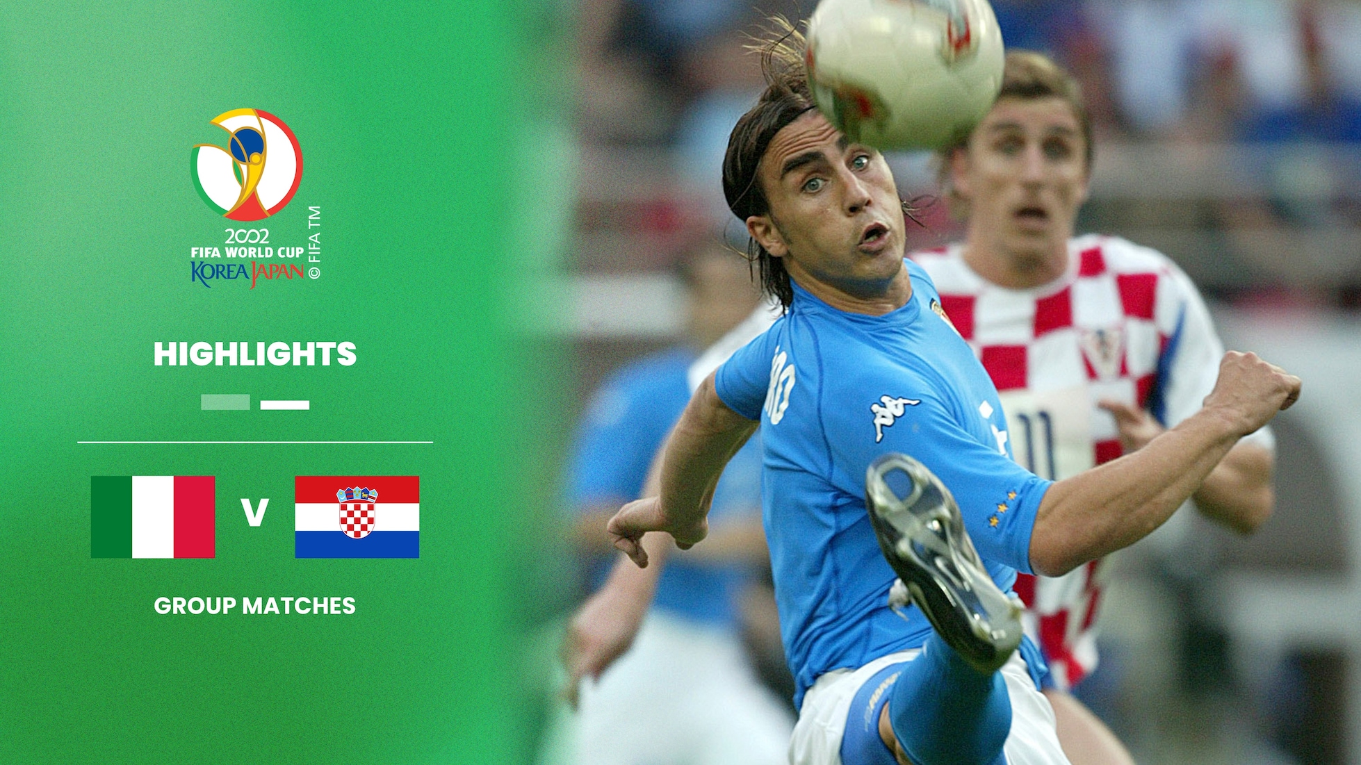 Itália x Croácia | Grupo G | Copa do Mundo FIFA de 2002, em Japão e Coreia | Melhores momentos