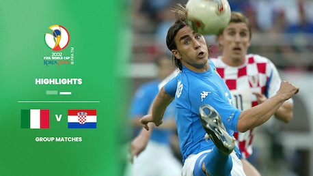 Italia vs Croacia | Grupo G | Copa Mundial de la FIFA Corea/Japón 2002™ | Highlights