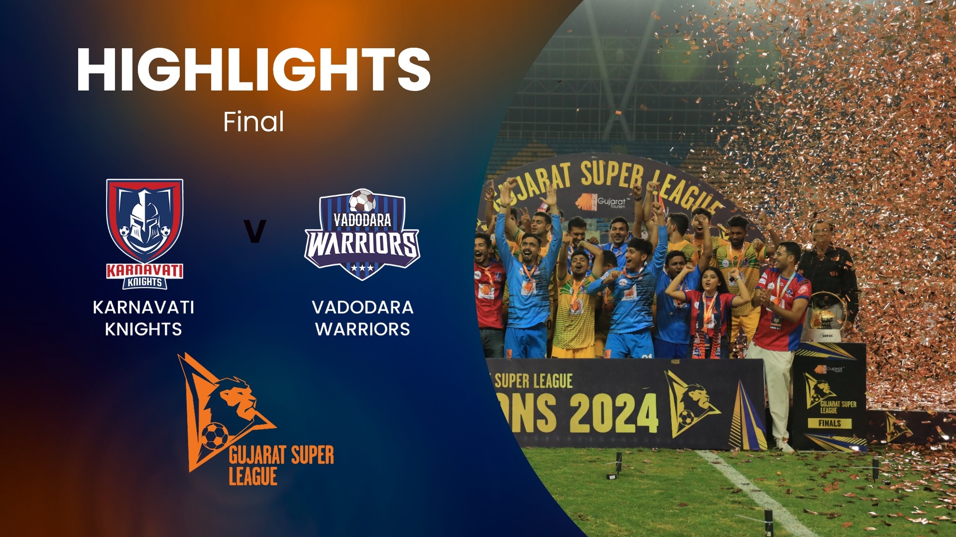 Karnavati Knights x Vadodara Warriors | Final | Gujarat Super League | Melhores momentos