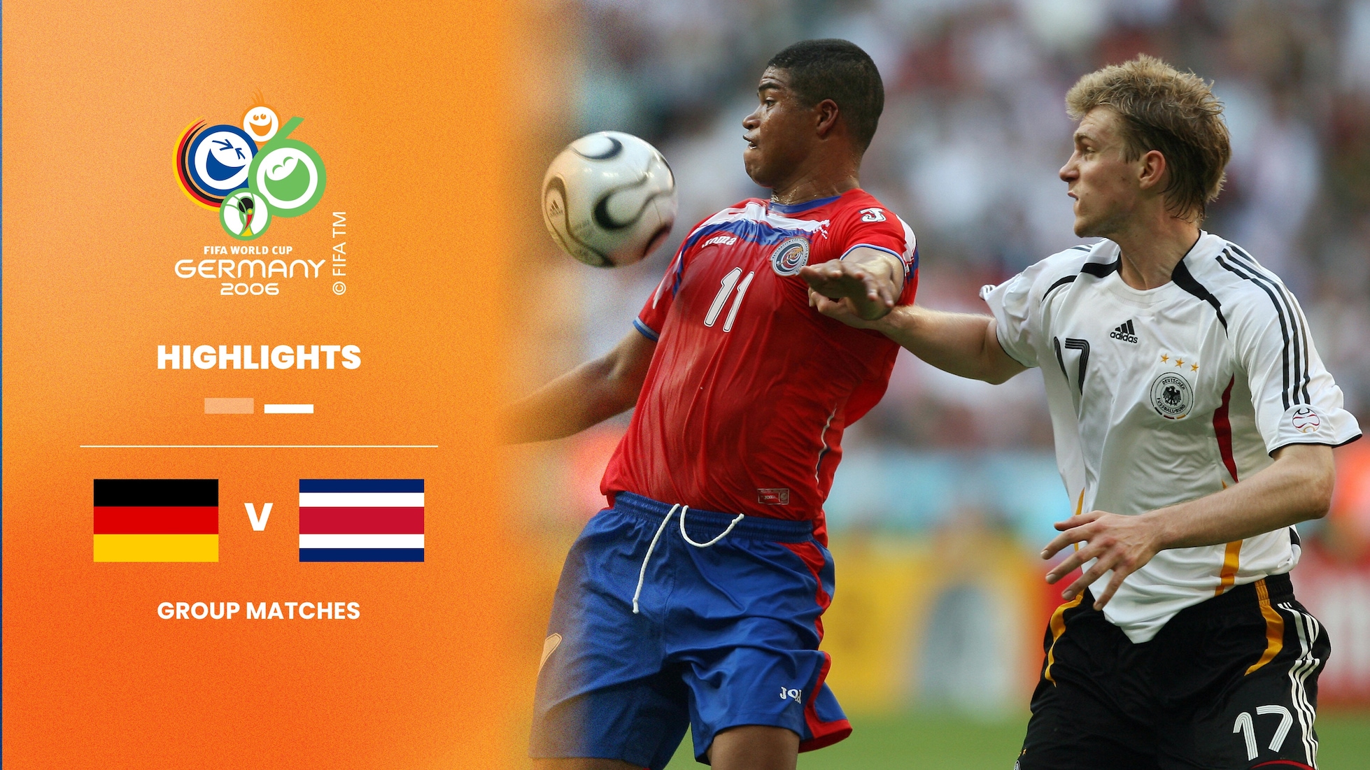 Germania - Costa Rica | Gruppo A | Coppa del Mondo FIFA Germania 2006 | Highlights
