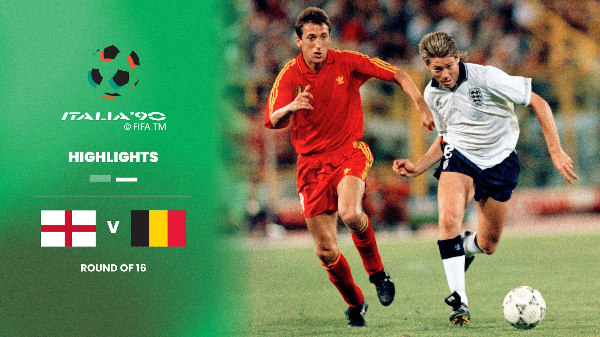England v Belgium | Round of 16 | 1990 FIFA World Cup Italy™ | Highlights