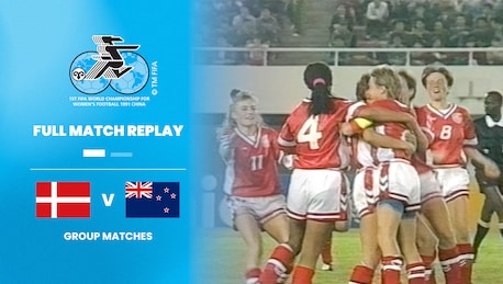 Denmark v New Zealand | Group A | FIFA Women's World Cup China PR 1991™ | Full Match Replay