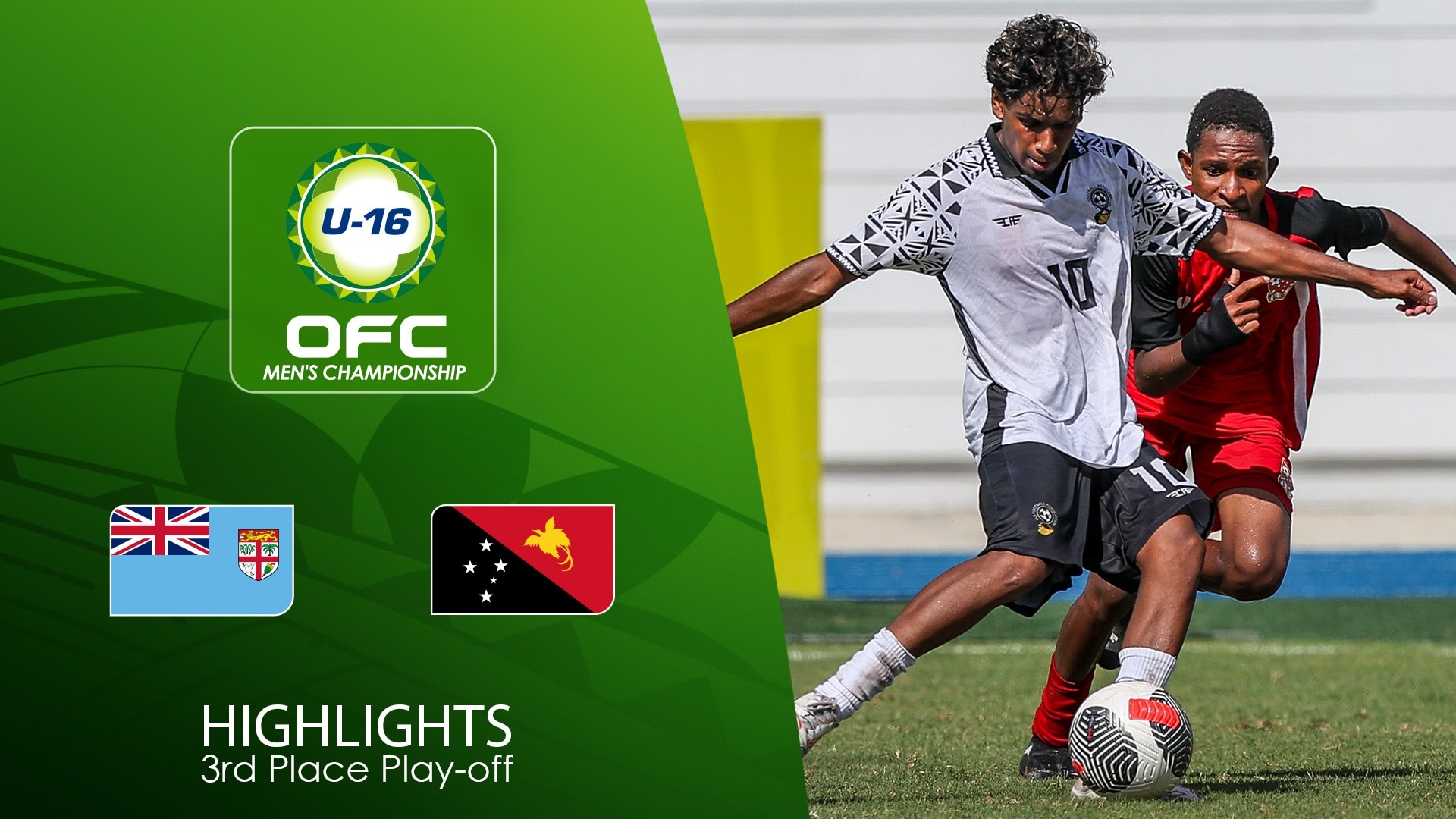 Fiji - Papua New Guinea | Match pour la 3e place | Championnat U-16 masculin de l'OFC 2025 | Résumé vidéo