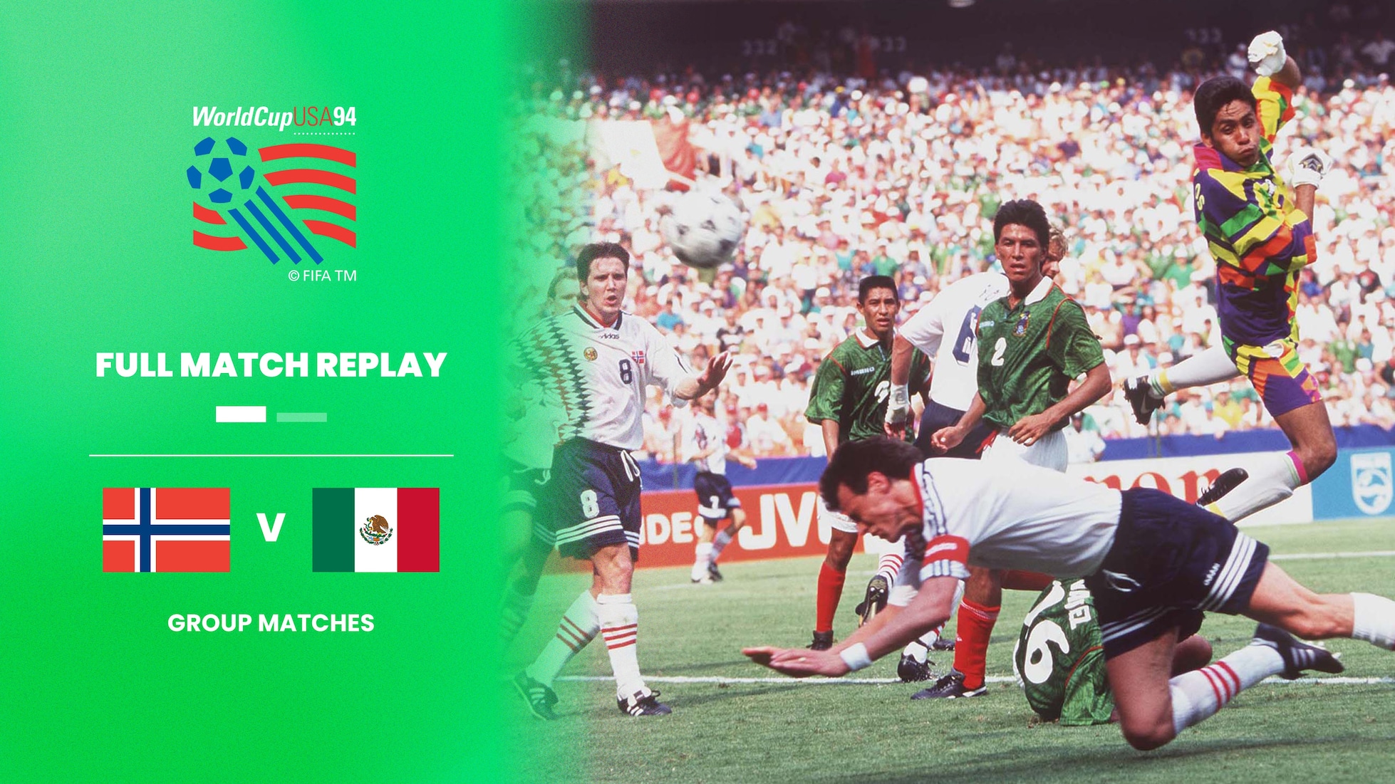 Norway v Mexico | Group E | 1994 FIFA World Cup USA™ | Full Match Replay