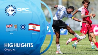 Fiji v Tahiti | Group A | OFC U-19 Men's Championship | Highlights