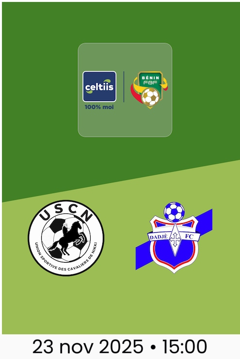 Cavaliers FC - Dadjè FC | Ligue 1 2025