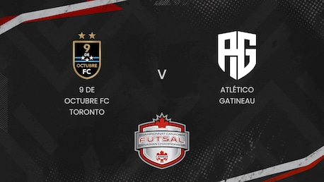 9 de Octubre FC Toronto x Atlético Gatineau | Final | Campeonato Canadense de Futsal Masculino 2025 | Jogo completo