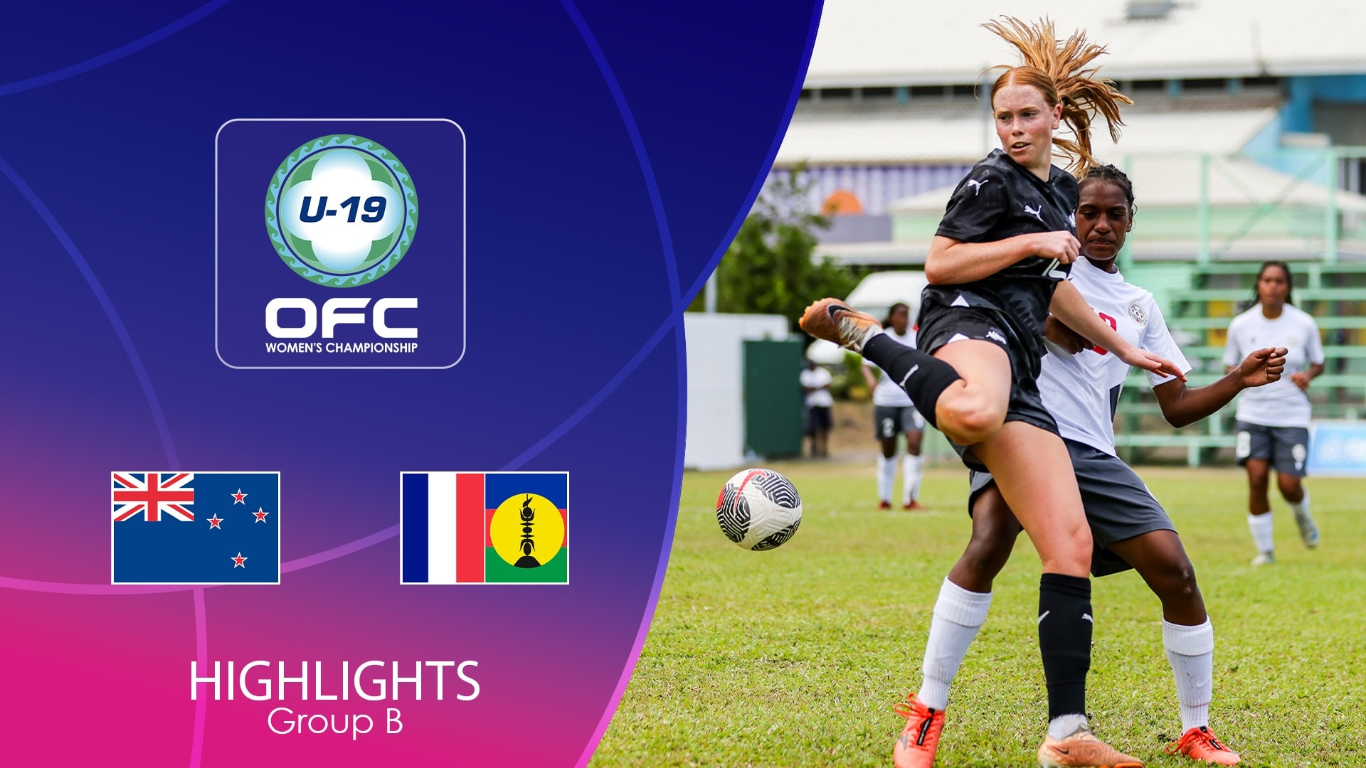 New Zealand - New Caledonia | Phase de groupes | Championnat d'Océanie féminin U-19 de la OFC | Résumé vidéo