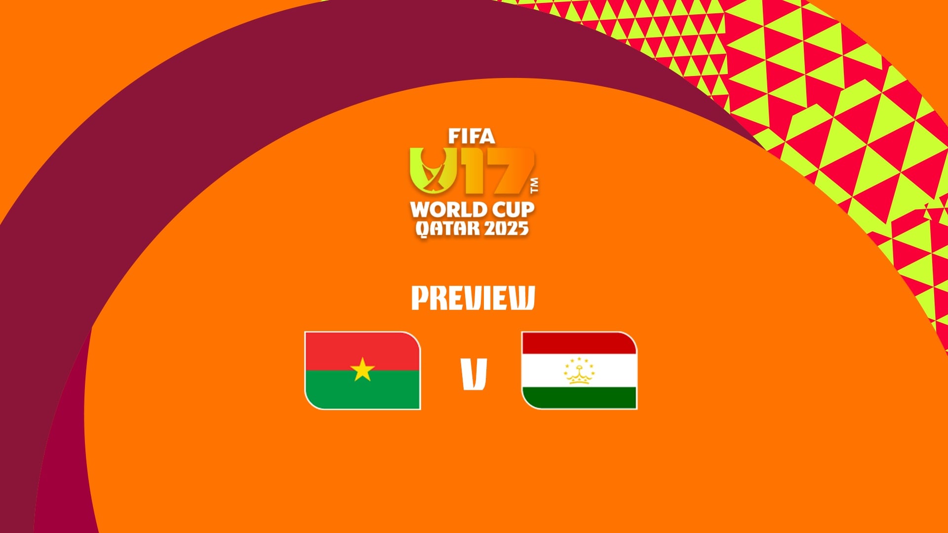 Burkina Faso - Tadjikistan | Coupe du Monde U-17 de la FIFA, Qatar 2025™ | Présentation du match