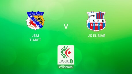 JSM Tiaret vs JS El Biar | Ligue 2 2024/25 | Argelia | Partido completo