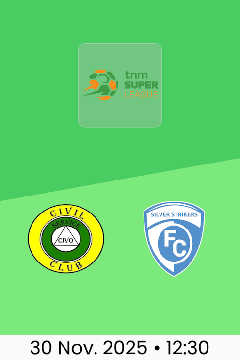 Civil Service United - Silver Strikers FC | TNM Super League 2025