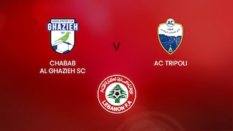 Chabab Al Ghazieh SC x AC Tripoli | Lebanon First Division | Jogo completo
