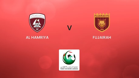 Al Hamriya - Fujairah | First Division League | Spiel in voller Länge