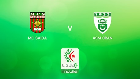 MC Saida x ASM Oran | Ligue 2 2024/25 | Argélia | Jogo completo