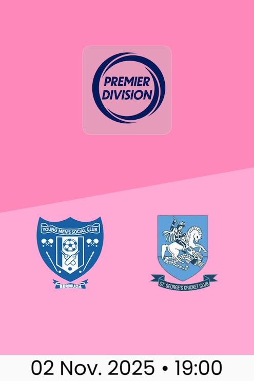 Young Men’s Social Club - St. George's Colts | Bermuda Premier Division 2025/26