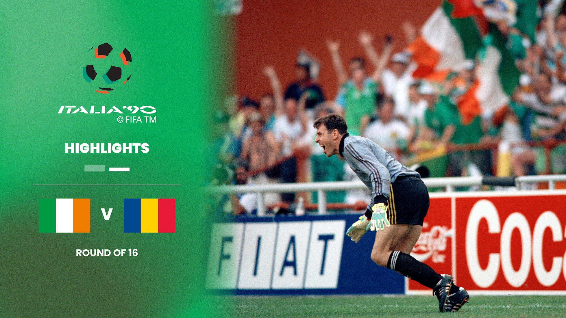 República da Irlanda x Romênia | Oitavas de final | Copa do Mundo da FIFA Itália 1990 | Melhores momentos