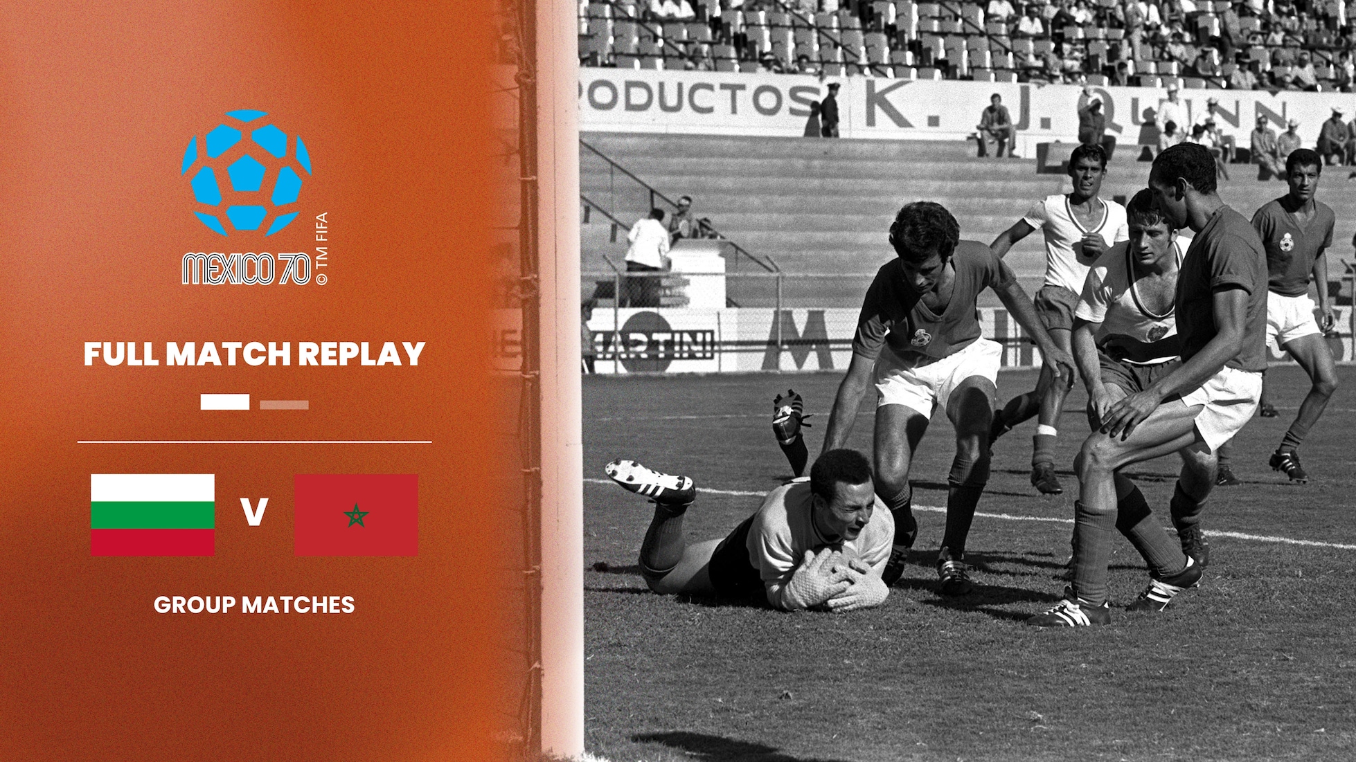 Bulgarie - Maroc | Groupe 4 | Coupe du Monde de la FIFA, Mexique 1970™ | Match complet