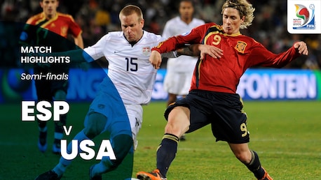 Spagna v USA | Semifinali | FIFA Confederations Cup Sudafrica 2009™ | Highlights