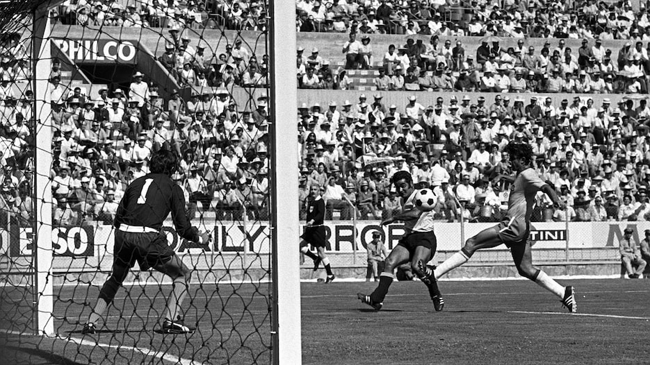 Luis Cubilla Goal 19' | Brazil vs Uruguay | 1970 FIFA World Cup Mexico™