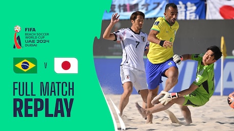 Brasile - Giappone | Quarti di finale | Coppa del mondo FIFA Beach Soccer Emirati Arabi Uniti 2024 Dubai™ | Match completo