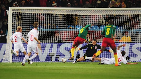 Samuel Etoo Goal 9' | Cameroon v Denmark | 2010 FIFA World Cup South Africa™