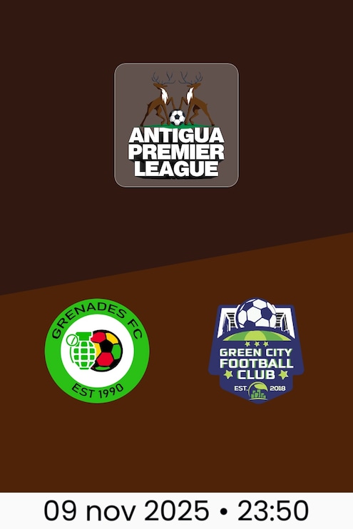Grenades FC vs Green City FC | Antigua Premier League 2025/26
