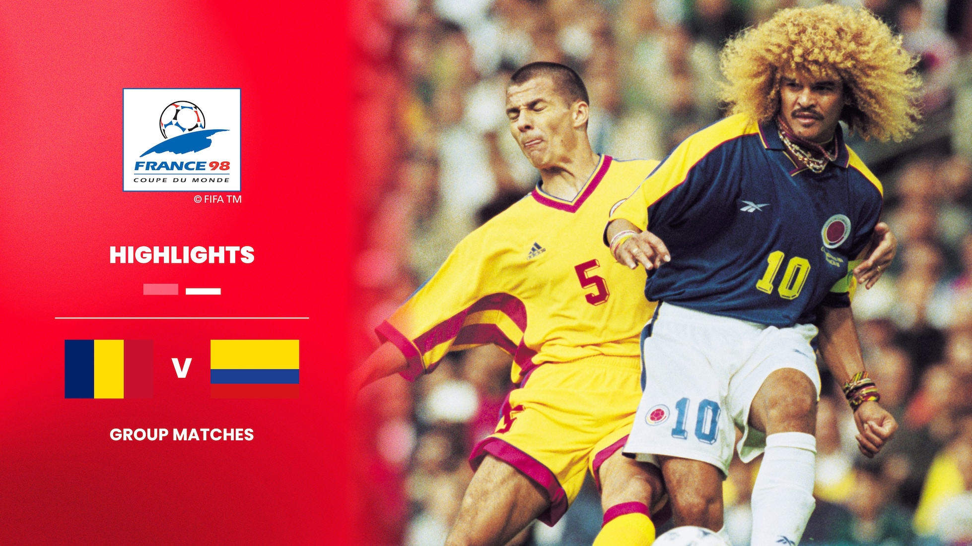 Rumänien - Kolumbien | Gruppe G | FIFA Fussball-Weltmeisterschaft Frankreich 1998™ | Highlights
