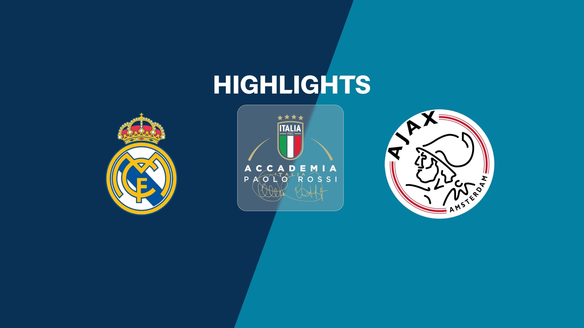 Real Madrid - Ajax | Paolo Rossi Memorial Jungen U-14 2025 | Highlights
