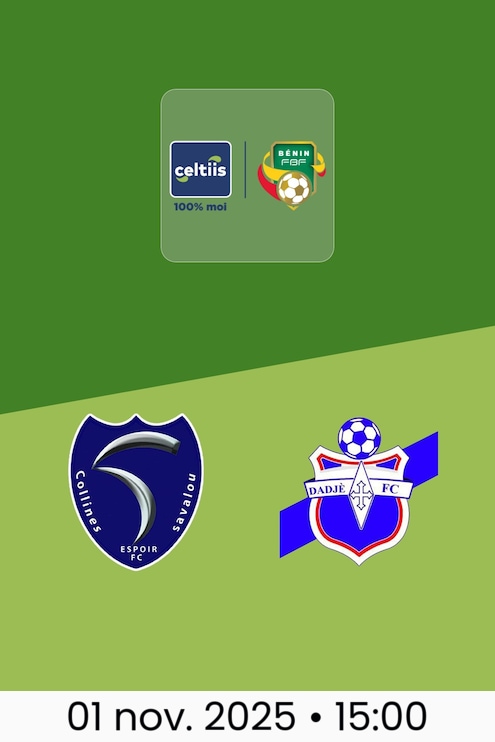 Espoir FC - Dadjè FC | Ligue 1 2025