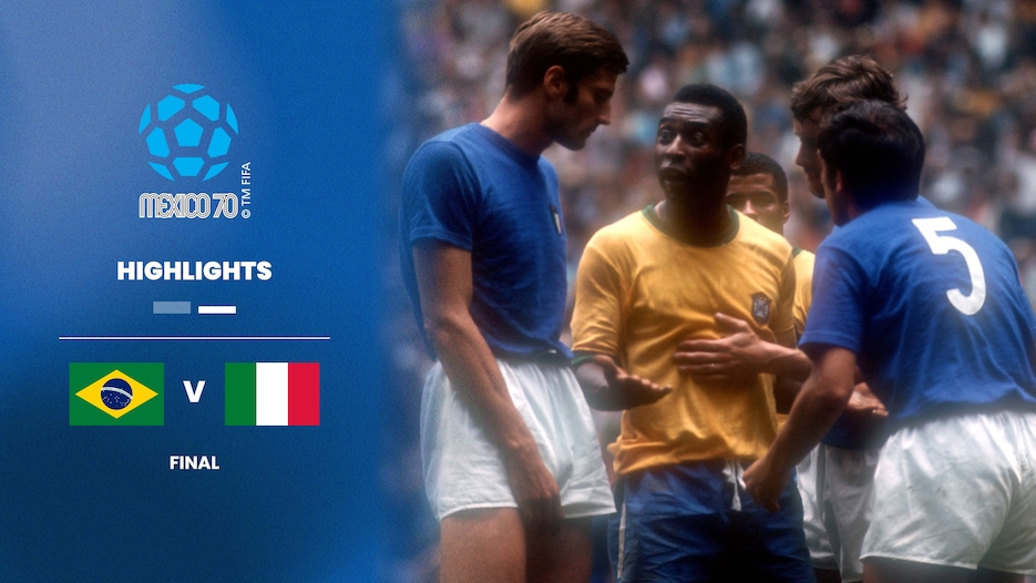 Brasil vs Italia | Final | Copa Mundial de la FIFA México 1970™ | Highlights